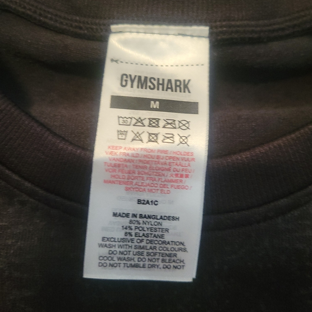 EUC Gymshark Women's Adapt Fleck Seamless Long Sleeve Crop Top, Size Medium - Picture 7 of 7